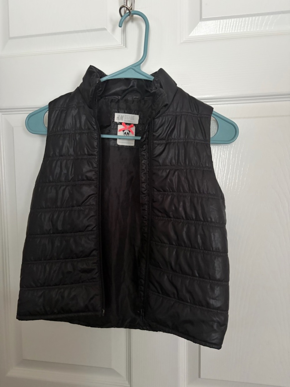 H&M Black Quilted Puffer Vest for Kids